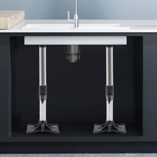 DENFER Undermount Sink Brackets Stainless Steel Adjustable Support Sink